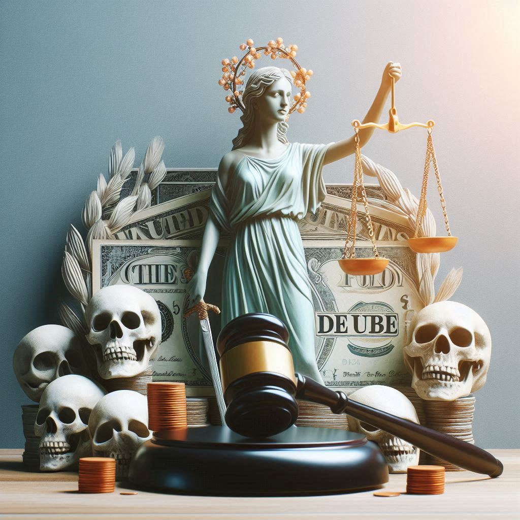 Lady liberty holding the scales of justice